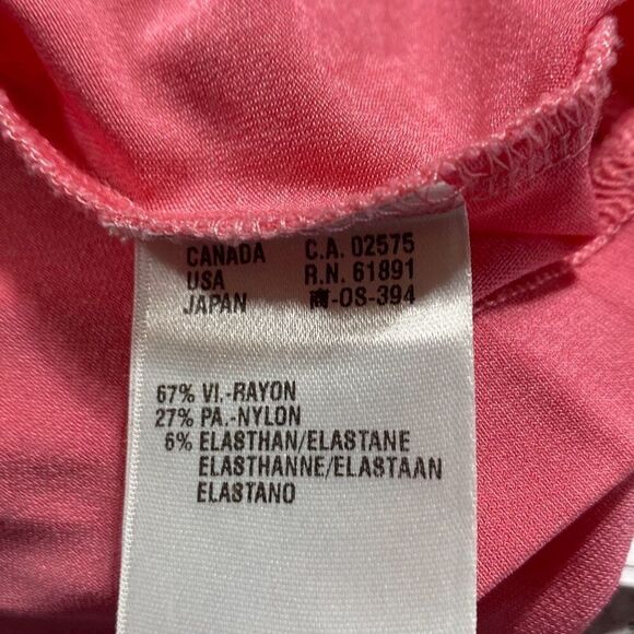 Escada Scoop Neck Long Sleeve Stretch Pullover Top Barbie Pink Size 40 Medium - Picture 10 of 12